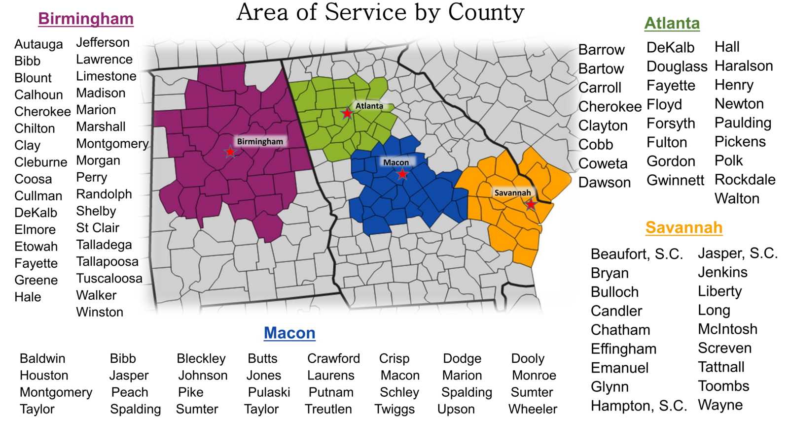 Clay Electric Service Area Map Maps For You
